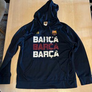 Genuine Soccer FCB BARÇA Hoodie, Size L